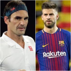 Federer: “Nunca conocí a Piqué, así que no sé en qué necesitamos trabajar»