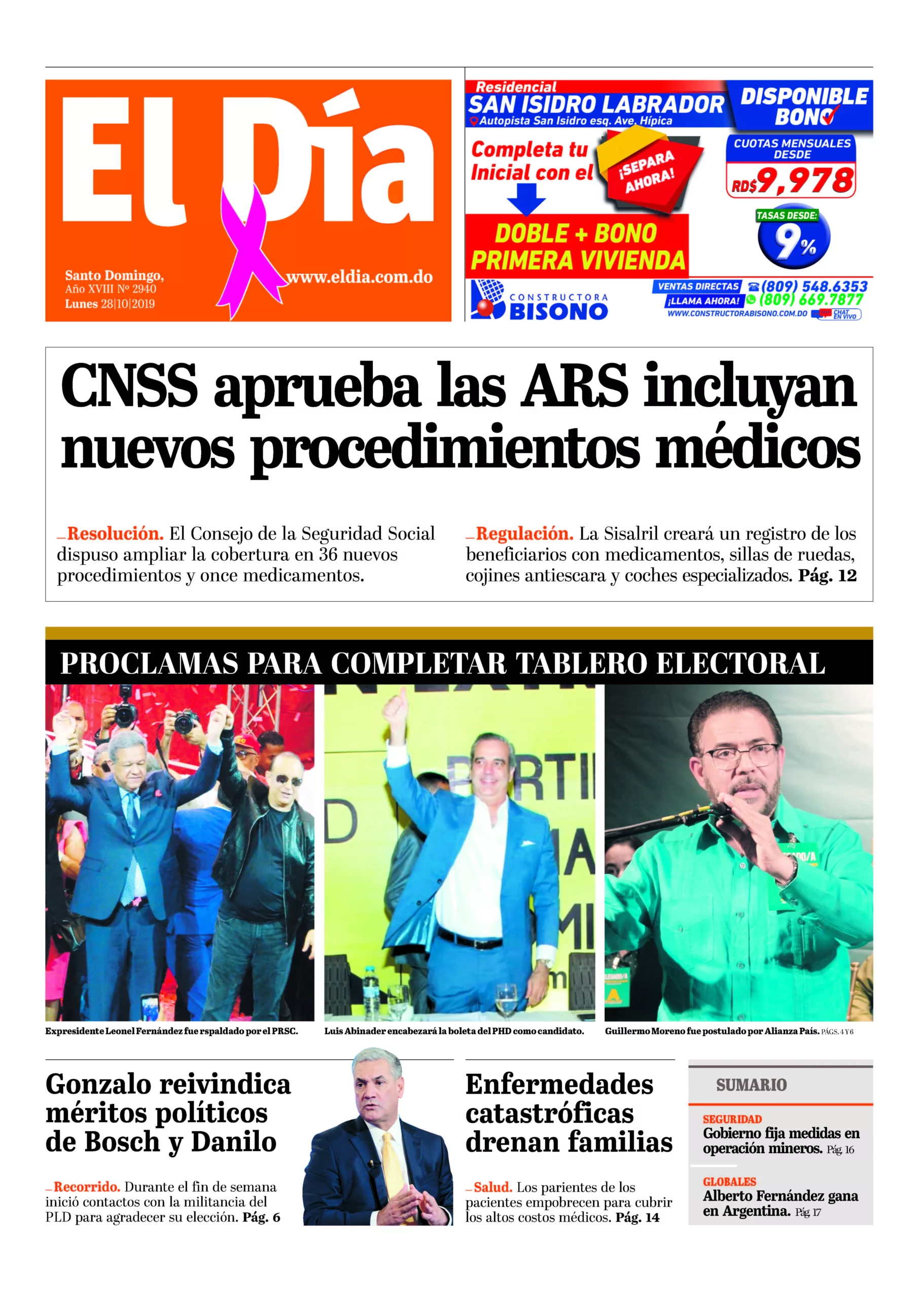 Portada impresa