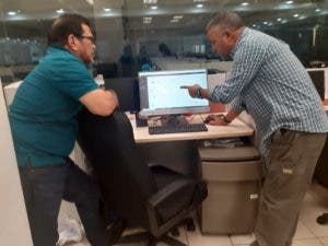 Técnicos de la JCE instalan equipo para monitorear resultados de primarias en EL DÍA