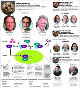 Descubrimientos e investigaciones novedosas en Premio Nobel 2019