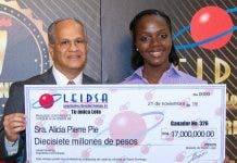 Alicia Pierre Pie gana 17 millones en la Leidsa