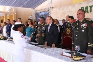 Danilo Medina encabeza Quincuagésima Octava Graduación de Cadetes “María Concepción Bona”