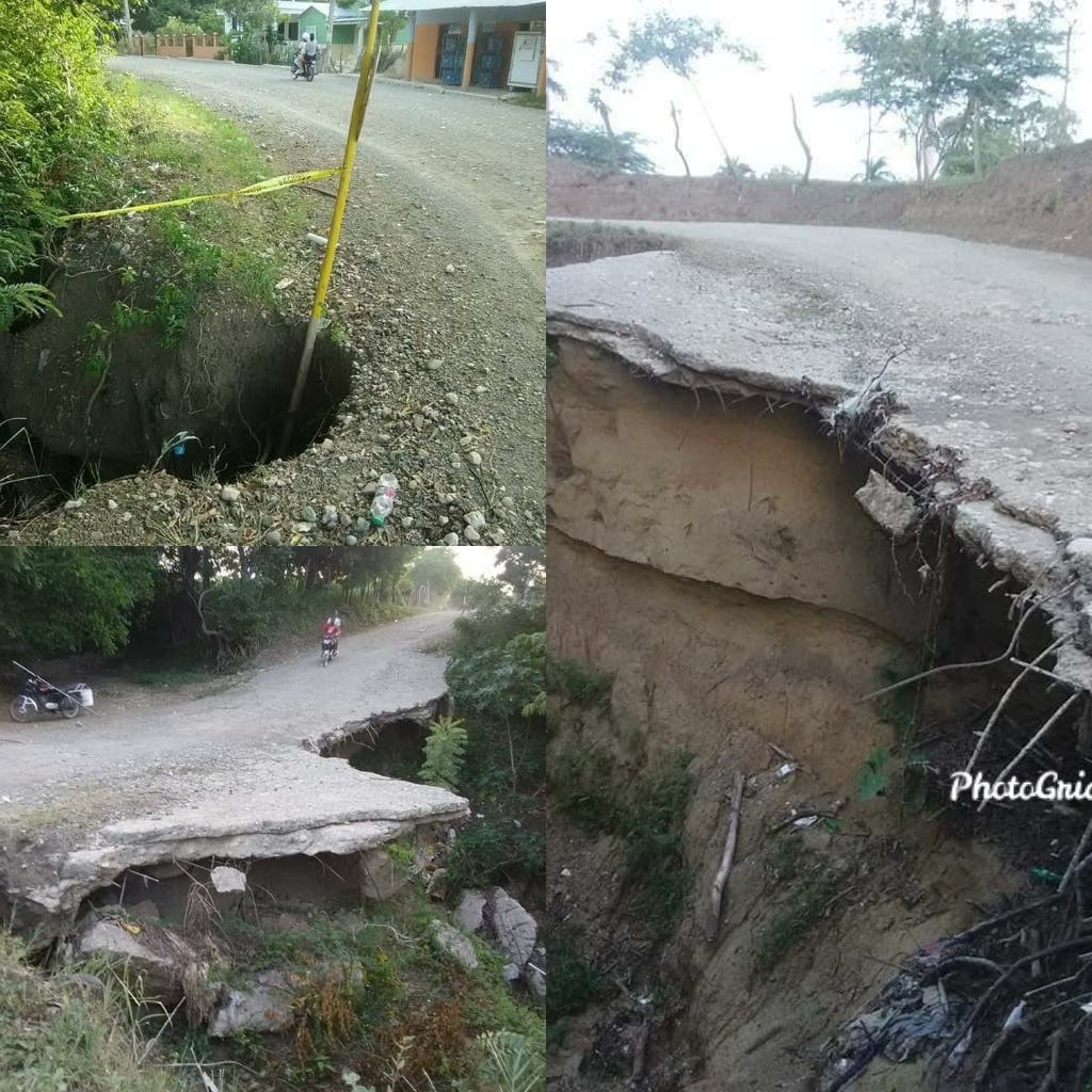 Denuncian mal estado de carretera en comunidades Gran Diablo y Anegadizo de Villa Isabela