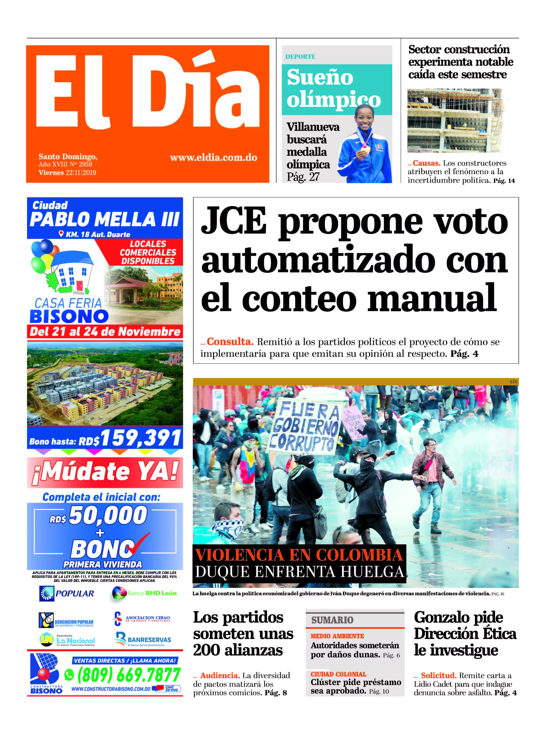 Portada impresa