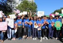 PRM participa en Marcha de las Mariposas y emite manifiesto de apoyo a la mujer 