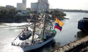 Armada Dominicana recibe visita buque escuela “Gloria”,  de Colombia