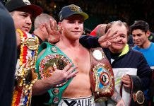 “Canelo” logra espectacular nocaut y se corona campeón en cuatro categorías