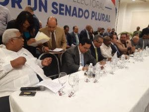 Oposición anuncia gran acuerdo senatorial para derrotar al PLD