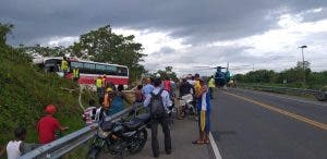 Accidente de tránsito deja al menos 17 heridos en autovía Juan Pablo II