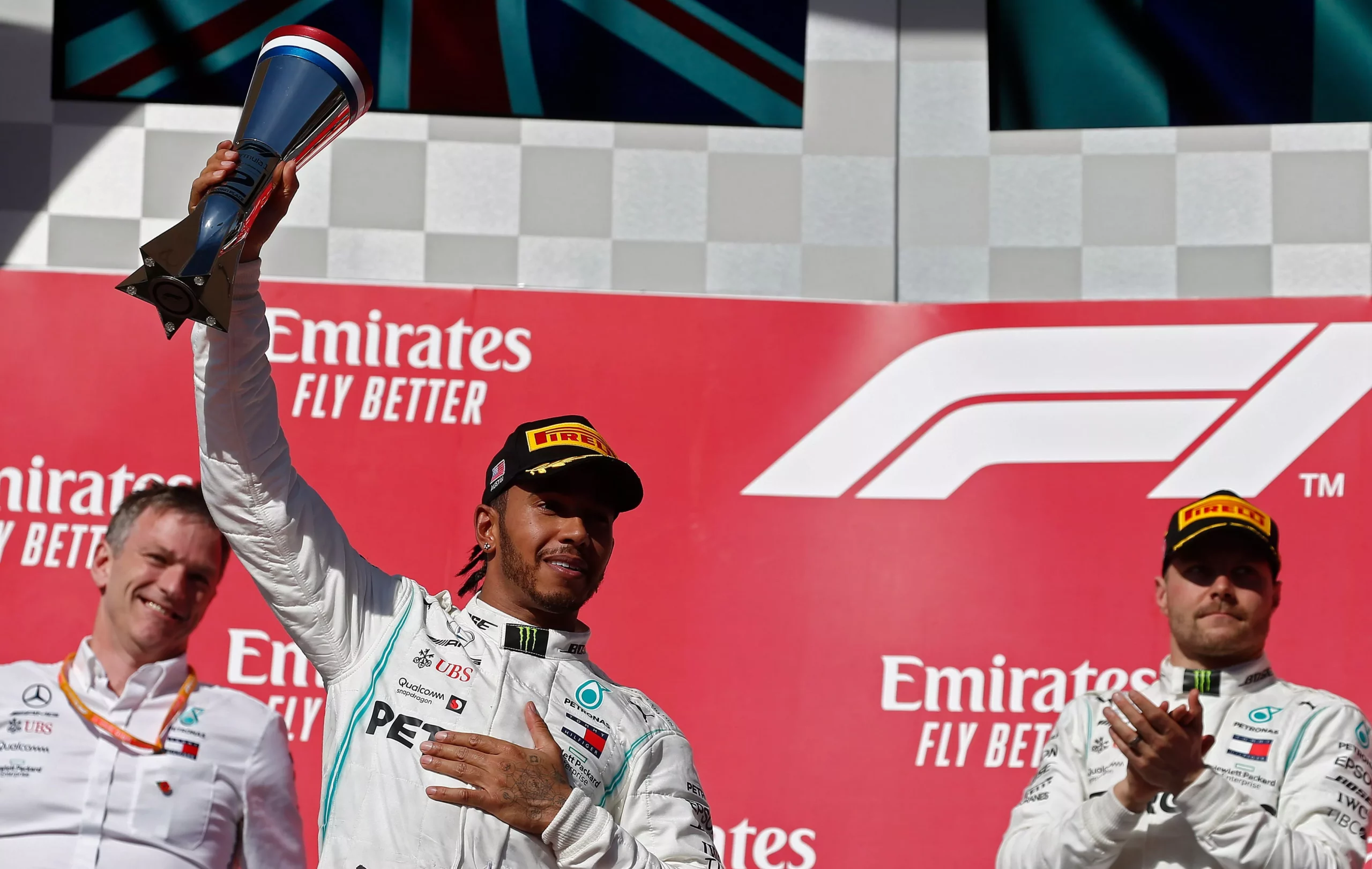 Lewis Hamilton gana su 6to título de F1 en el GP de EEUU