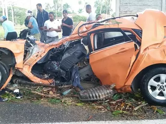 Mueren dos personas en accidente de tránsito en carretera Sosúa-Cabarete