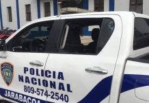 Patrulla suspendida por muerte de mujer a manos de su pareja en Jarabacoa