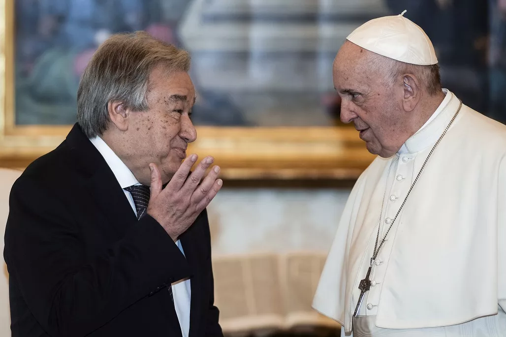 El papa y la ONU denuncian las injusticias del mundo actual