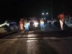 Obras Públicas reanuda tránsito por elevado de la Charles De Gaulle