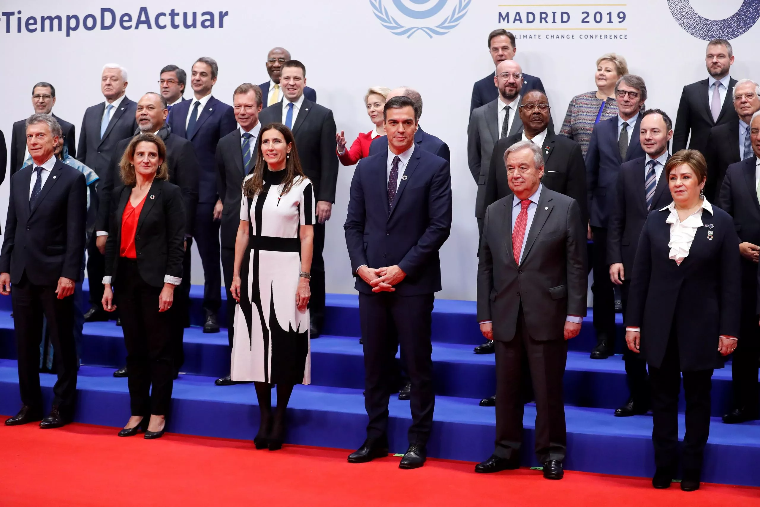 La apertura de la cumbre del clima reúne en Madrid a 50 jefes de Estado