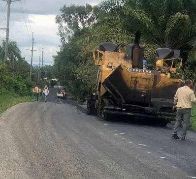 Obras Públicas informa avances vía de Hato Mayor