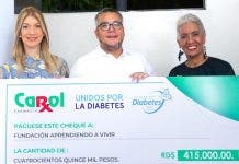 Farmacia Carol entrega fondos a fundación