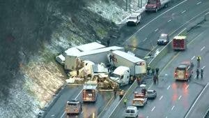 Cinco muertos y 60 heridos en accidente de bus turístico en autopista de EEUU