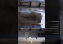 Conato de incendio afecta recinto de la Universidad APEC