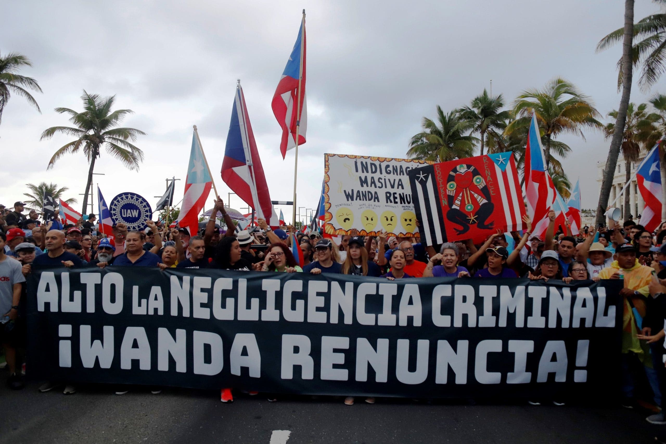 Puertorriqueños exigen la renuncia de la gobernadora