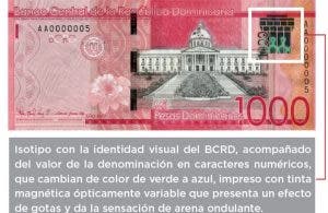 Billetes de mil con nuevo isotipo visual