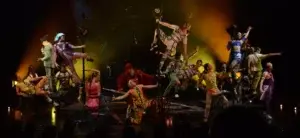 Emoción y nervios en espectáculo Cirque du Soleil