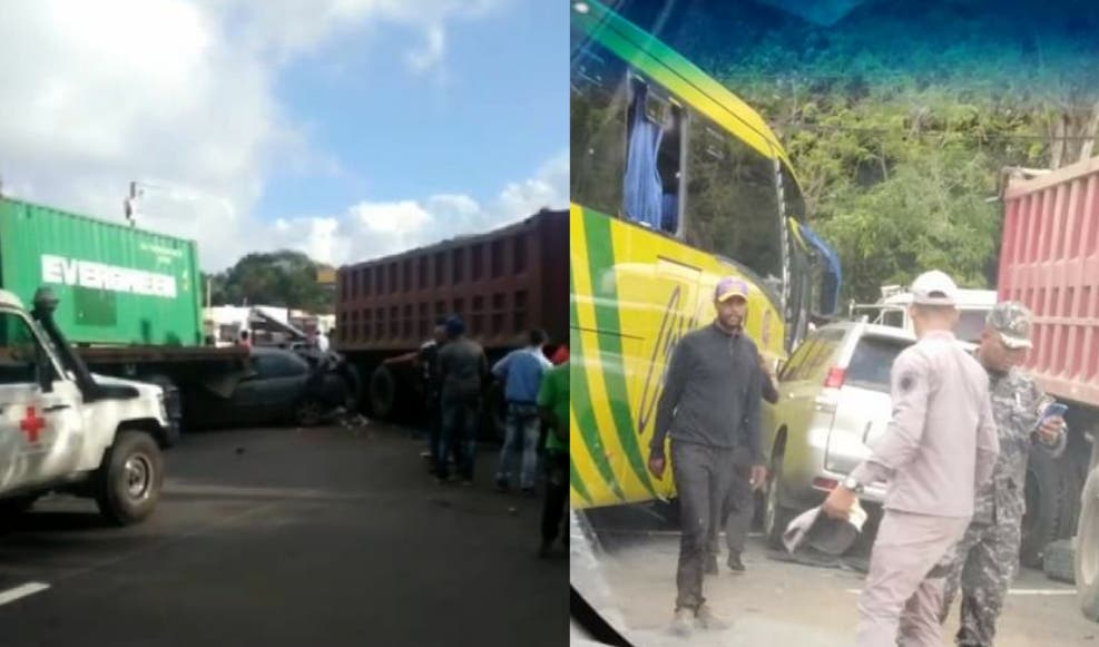 Accidente múltiple en Altamira deja varios heridos y gran taponamiento