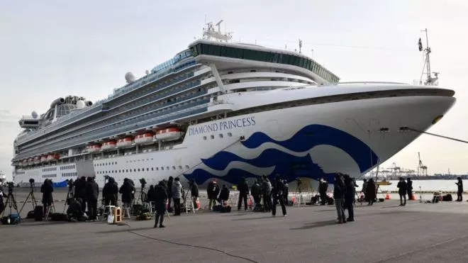 Coronavirus: un argentino infectado en crucero japonés en cuarentena es el primero de América Latina