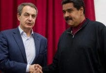 Rodríguez Zapatero se reúne por sorpresa con Maduro en Caracas