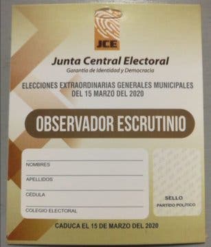 JCE reitera presencia de observadores en la grabación fase de escrutinio en colegios electorales