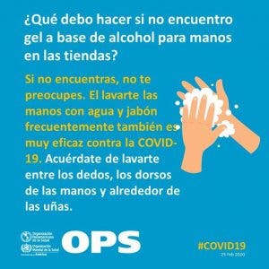 Un adecuado lavado de manos es fundamental en lucha contra coronavirus