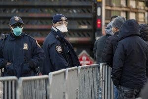 Revelan 900 policías de Nueva York tienen coronavirus y casi 5.000 están de baja