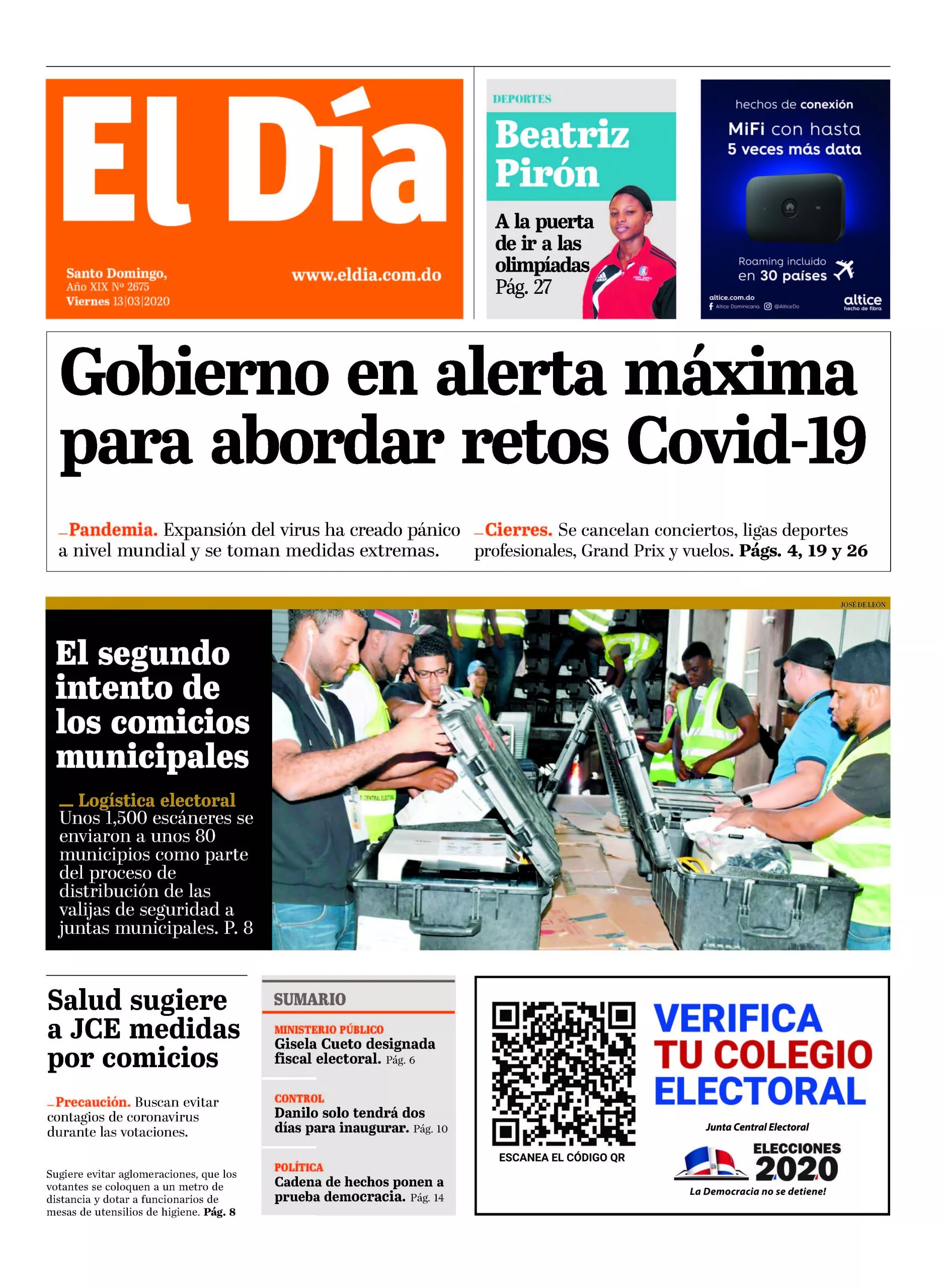 Portada impresa