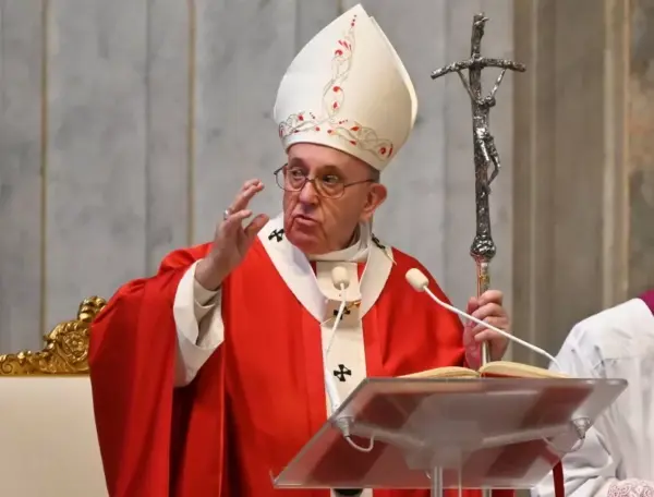 Pope Francis celebrates Palm Sunday Mass