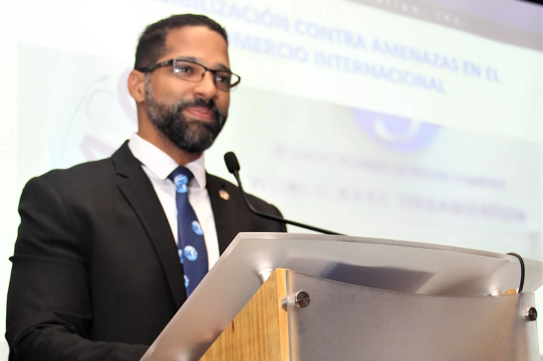 El director ejecutivo de BASC Dominicana, Omar Castellanos.