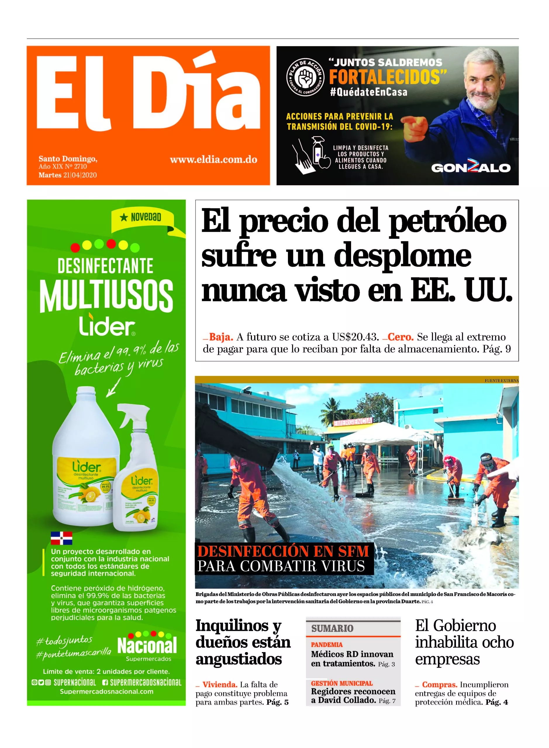 Portada impresa