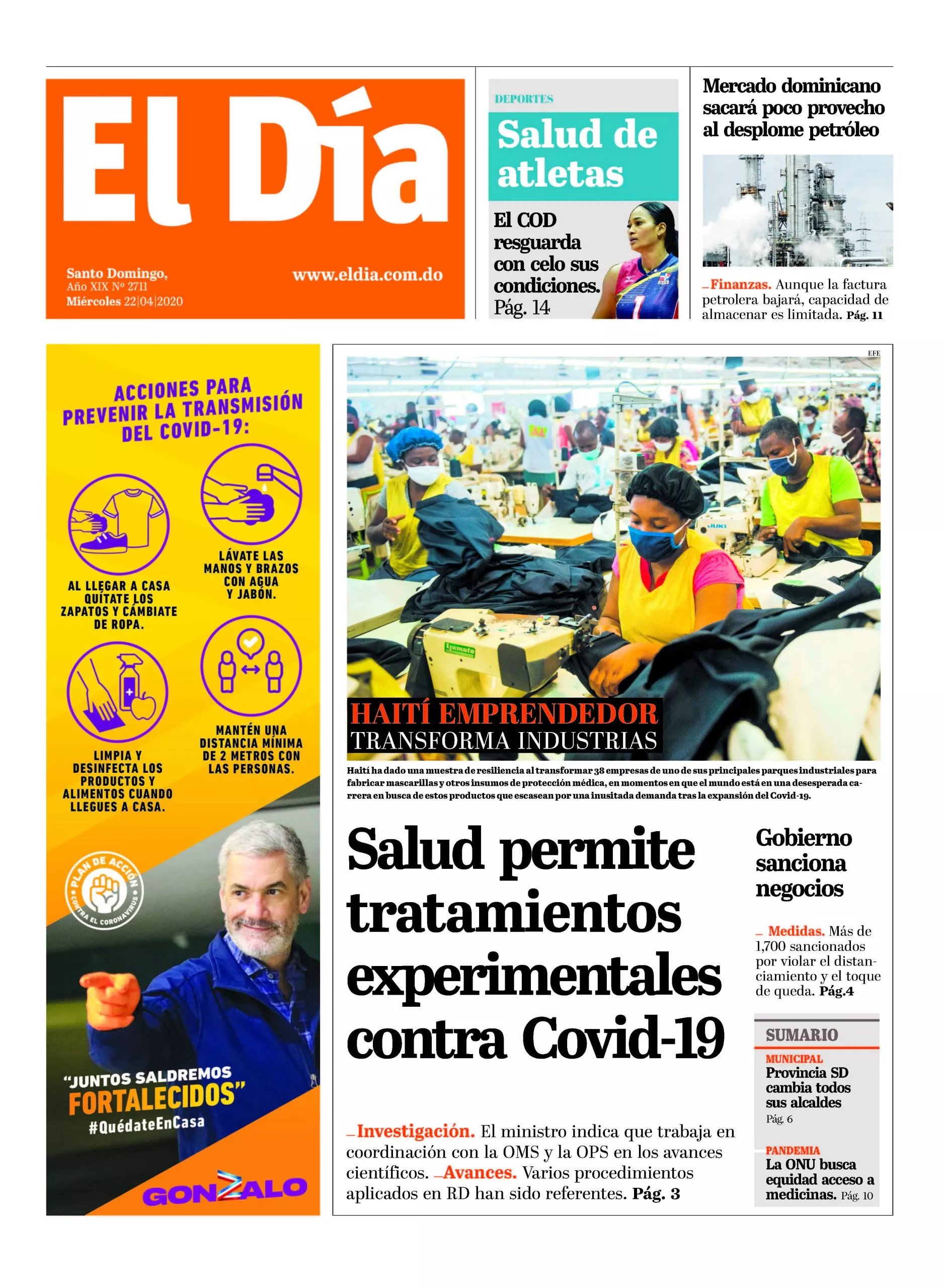 Portada impresa