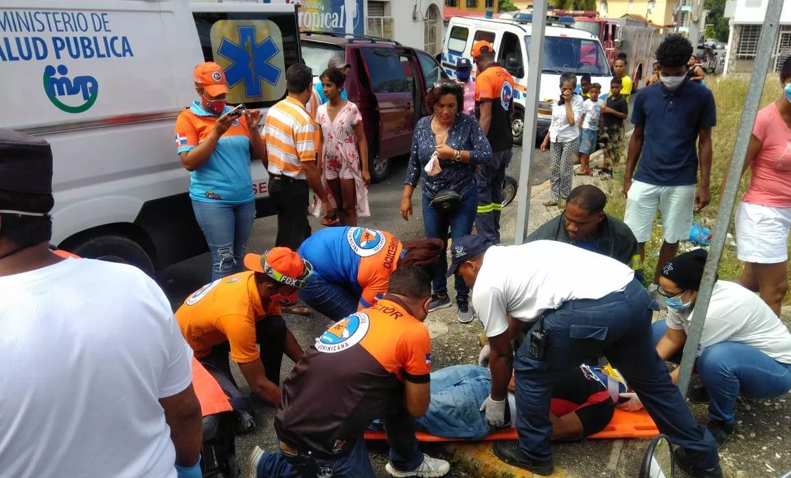 Accidentes de tránsito ocurridos por separado dejan cuatro personas heridas en Puerto Plata