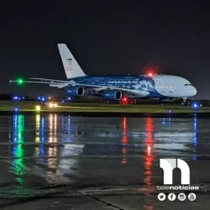 Avión más grande del mundo llega a RD con 45,000 kilogramos de material sanitario