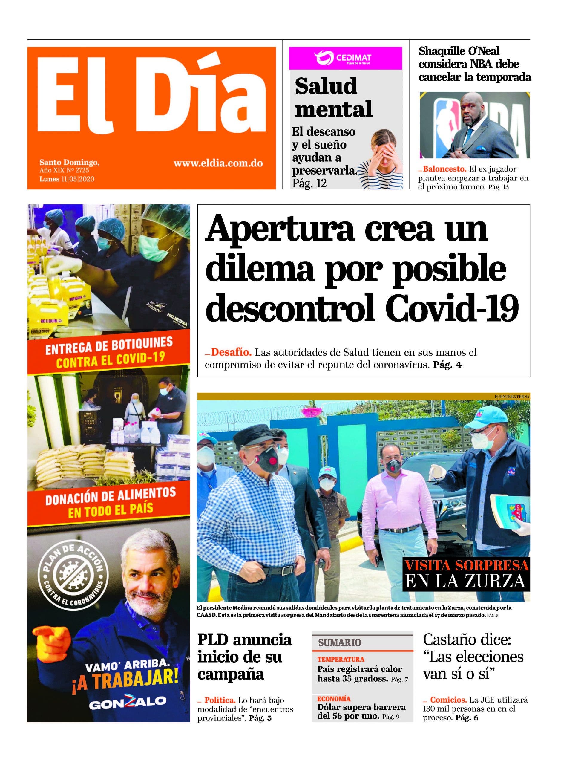 La Portada De El Peridico Del 18 De Octubre Del 2019