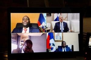 Presidente Medina sostiene encuentro por videoconferencia con su homólogo de Haití, Jovenel Moïse