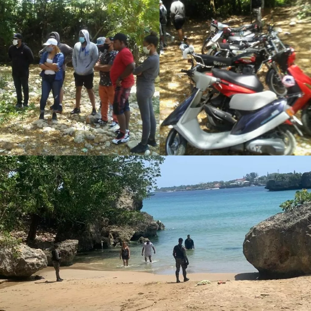 Apresan 13 personas sorprendidas bañándose en ríos y playas de Puerto Plata