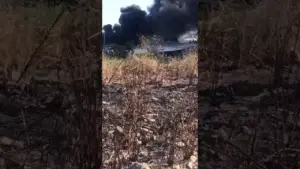 Otro gran incendio se registra en taller de Brisas del Este