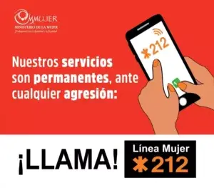 Mujeres entre 20 y 34 años son las que más llaman a la Línea Mujer *212 durante el estado de emergencia