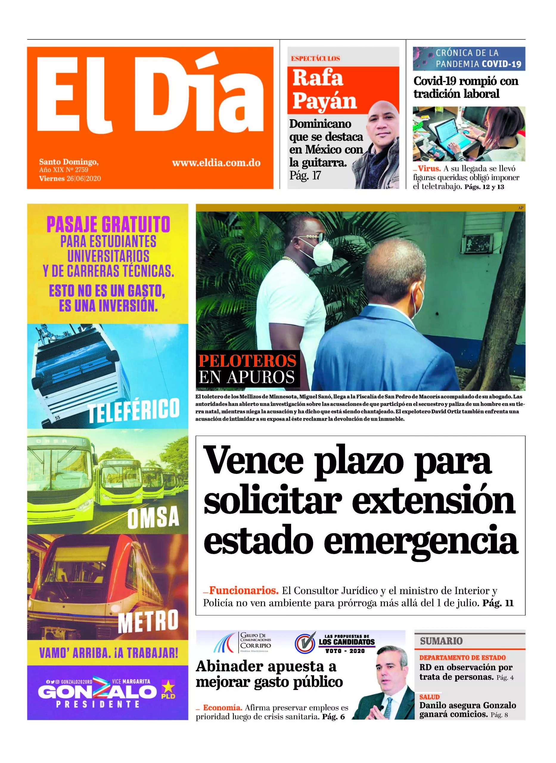 Portada impresa