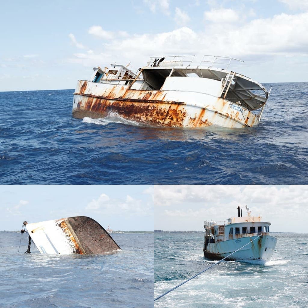 Hunden barcos pesqueros de RD confiscados en Bahamas hace dos años por realizar pesca ilegal