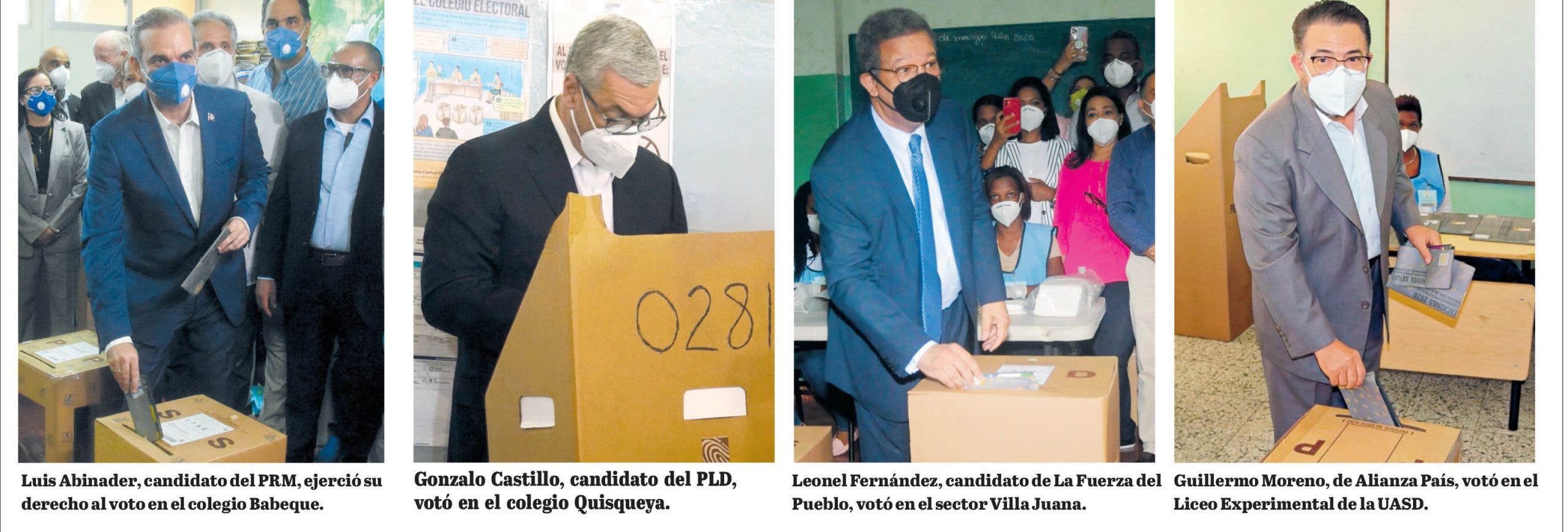 Abinader gana la  Presidencia; lo felicitan Leonel y Gonzalo Castillo