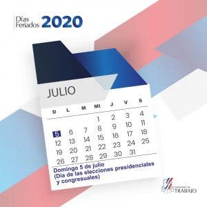 Domingo 05 de julio es no laborable por celebración de las elecciones