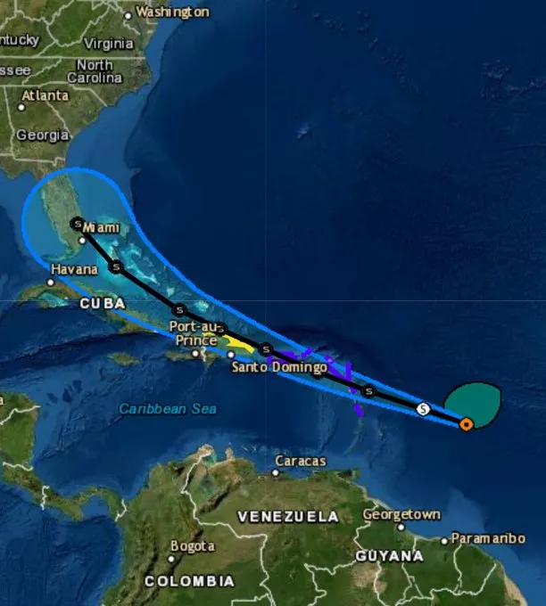 Potencial ciclón pone en alerta a varias islas del Caribe