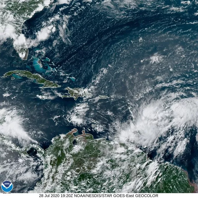 Onamet emite alerta verde para 10 provincias del país ante potencial ciclón tropical